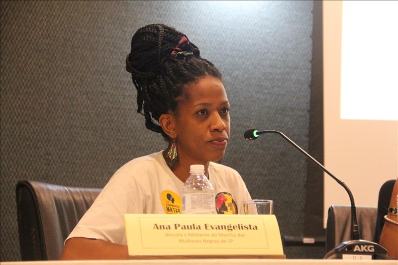 Ana Paula Evangelista, ativista e militante da Marcha das Mulheres Negras 