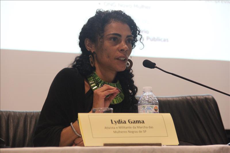 Lydia Gama, ativista e militante da Marcha das Mulheres Negras 