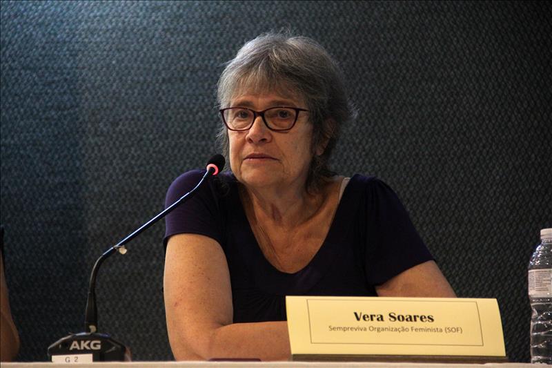 Vera Soares, representante da Sempreviva Organização Feminista