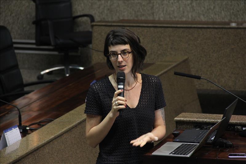 Sofia Rolim, coordenadora do GT Saúde