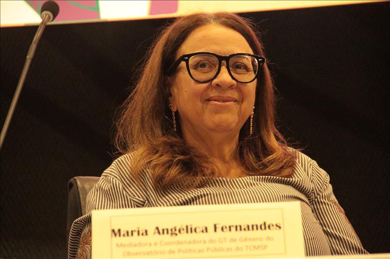 Coordenadora do GT Gênero do Observatório de Políticas Públicas (OPP) do TCMSP, Angélica Fernandes