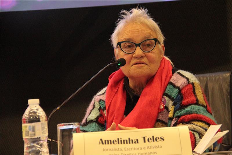 Amelinha Teles, diretora da União de Mulheres de São Paulo